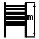 Высота в сложенном состоянии (м)