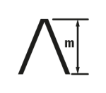 Height of the upper stage