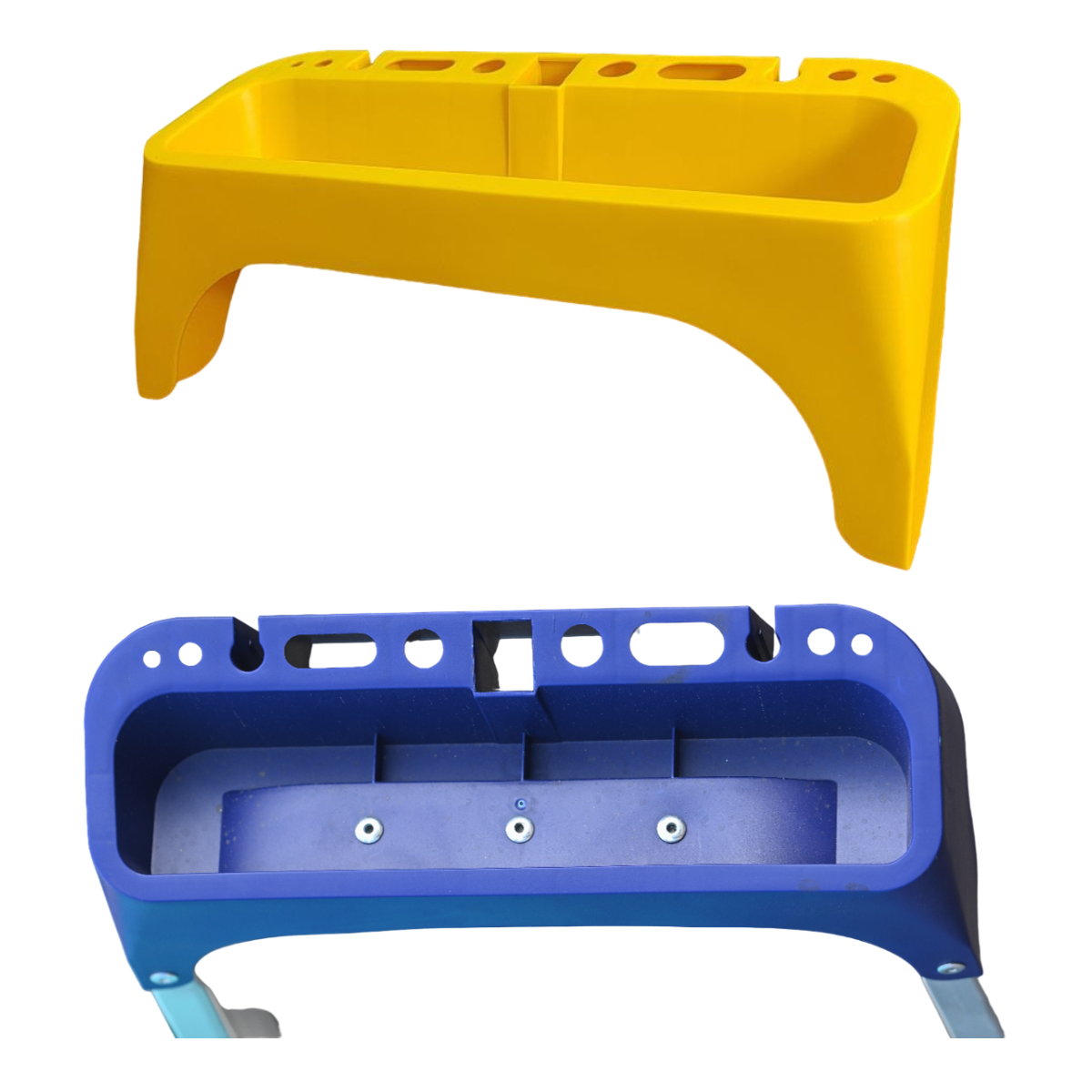 Plastic stepladder organizer